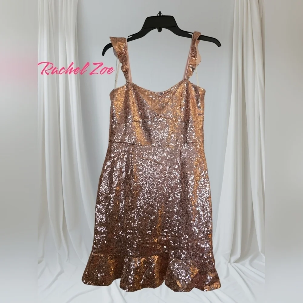 Rachel Zoe Pink Sequin Dress NWOT
